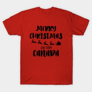 Merry Christmas, love from Canada T-Shirt